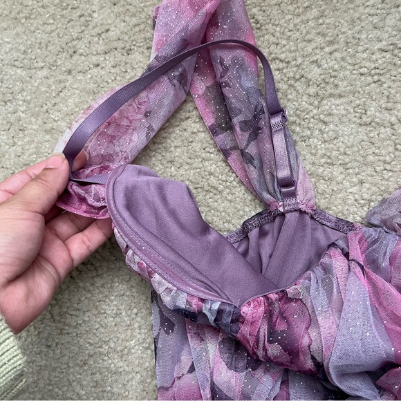 Candelite | Floral Sheer Maxi Dress - Picture 5 of 8